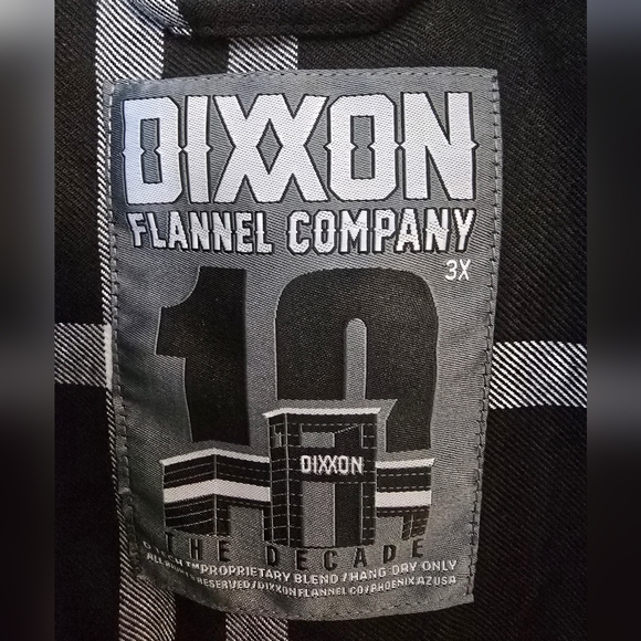3xl Dixxon "The Decade" flannel - Picture 1 of 2